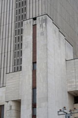 View of old soviet building	