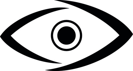 eye icon symbol vector. Mail Icon Symbols vector. symbol for web site Computer and mobile vector.
