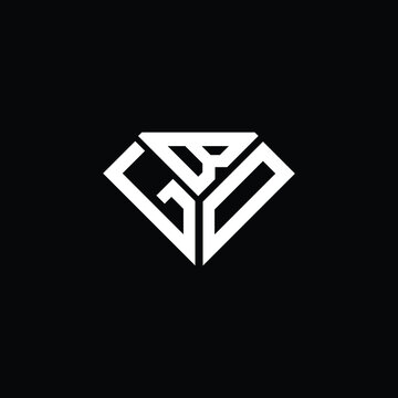GBD letter logo creative design. GBD unique design
