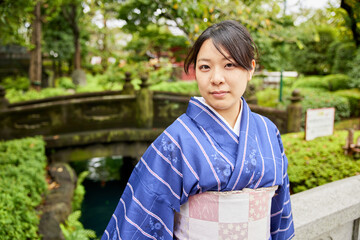 着物　日本人　和風イメージ