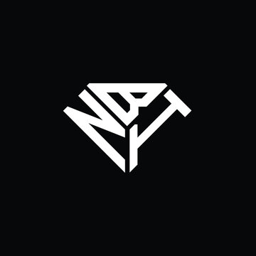 NBI letter logo creative design. NBI unique design

