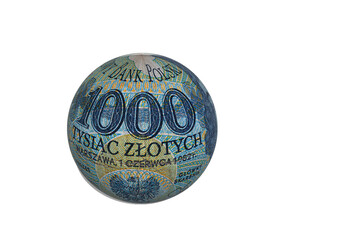 Obverse of 1000 Polish zloty