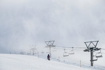 Fototapeta na wymiar スキー場での風景写真