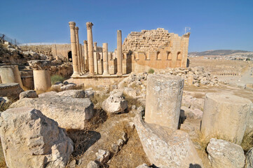 Temple of Dzeus in Jerash, Jordan