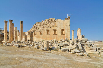 Temple of Dzeus in Jerash, Jordan