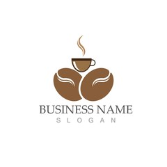 coffee bean icon vector