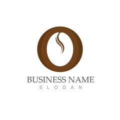 coffee bean icon vector