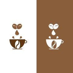 coffee bean icon vector