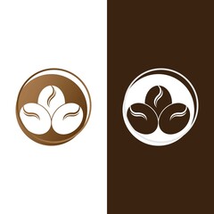 coffee bean icon vector