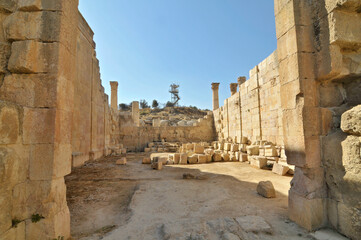 Temple of Dzeus in Jerash, Jordan