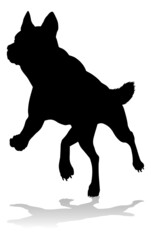 Dog Silhouette Pet Animal