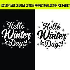 Winter t-shirt design vector file, Holiday t-shirt design, Christmas t-shirt, Perfect design for wintertime.