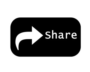 Bouton de partage des réseaux sociaux, icône