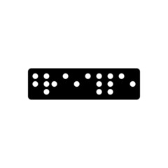 braille icon, reading vector, disability illustration