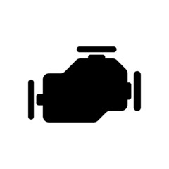 Fototapeta premium car engine icon, engine vector, power illustration
