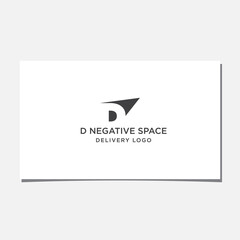 D NEGATIVE SPACE DELIVERY LOGO