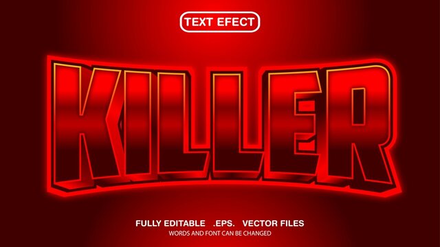 killer theme text effect