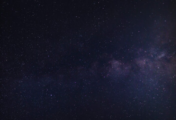 Fototapeta na wymiar Milky Way in a bright sky