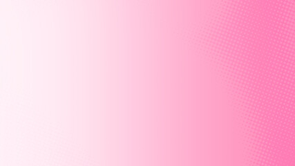 Dot pink pattern gradient texture background. Abstract pop art halftone and retro style.