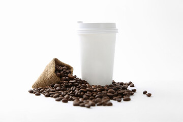 Sweet coffee aroma and morning coffee at the café
