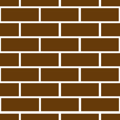 seamless pattern brick wall brown color