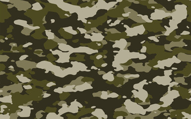 Full seamless abstract military camouflage skin pattern vector for decor and textile. Army masking design for hunting textile fabric printing and wallpaper. Design for fashion and home design.