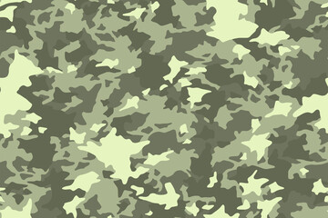 Fototapeta premium Full seamless abstract military camouflage skin pattern vector for decor and textile. Army masking design for hunting textile fabric printing and wallpaper. Design for fashion and home design.