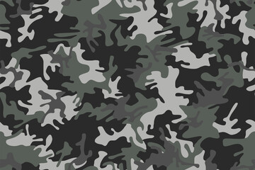 Full seamless abstract military camouflage skin pattern vector for decor and textile. Army masking design for hunting textile fabric printing and wallpaper. Design for fashion and home design.