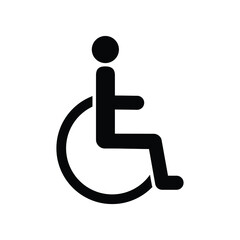 disabled person sign