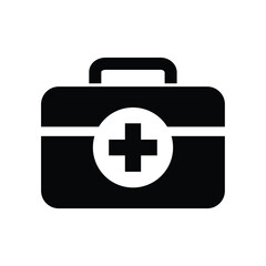 Obraz premium first aid kit icon