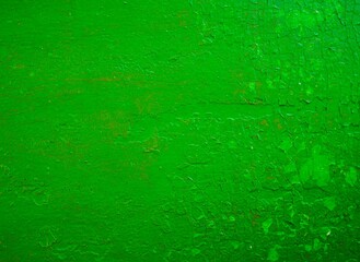 Obraz premium The green wall paint texture background