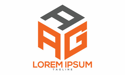 Unique letter logo Modern and minimalist vector and abstract logo