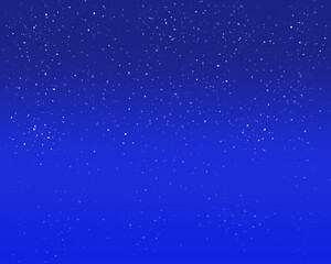 Abstract design like at night and blue sky with many stars