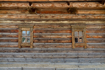 old wooden window with shutters