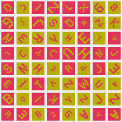 Abstract Geometric Pattern generative computational art illustration