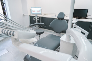 interior of new modern dental clinic office