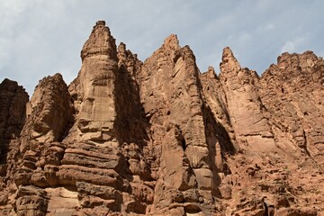 Fototapeta na wymiar Wadi Disah. Tabuk region. Saudi Arabia.