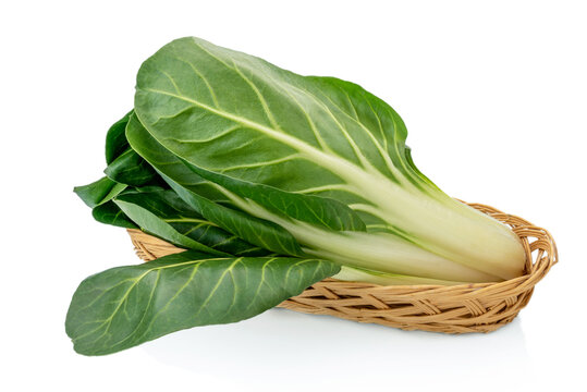 Fresh Swiss Chard Isolated On White Background