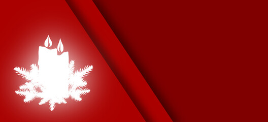 
Christmas red background with Christmas tree bubbles. Decorative Christmas background. Vector background.