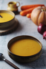 Bowls served with seasonal pumpkin cheese	