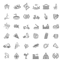 Symbols of the country. isolated vector illustration.
