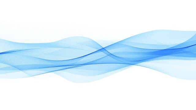 Abstract blue lines - loop