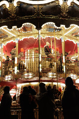 carousel in Gdańsk, Christmas time 