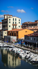 Livorno, port city in Italy and departure point to nearby islands: Sardinia and Corsica