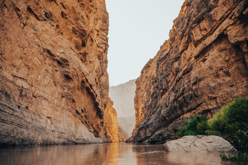 Rio Grande river in Santa Elena Canyon, Big Bend national Park, Texas 