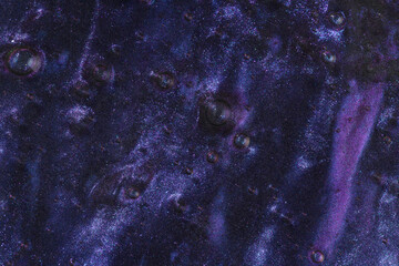 blue and purple hand slime texture