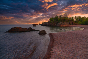 Sunset on Lake Superior
