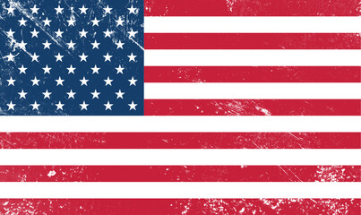 USA American Grunge Flag