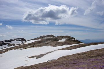 At the highest peak in Serbia, Stara Planina, Midzor, Serbia 