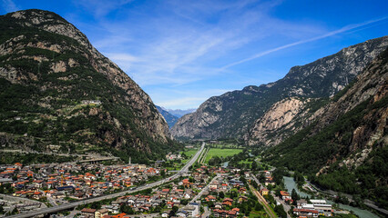 Aosta Valley, known for the iconic, snow-capped peaks the Matterhorn, Mont Blanc, Monte Rosa and...